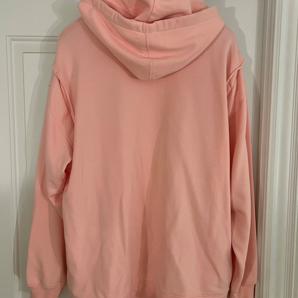 AUTHENTIC oversized MOSCHINO unisex DON'T CALL ME CUTE hoodie Pink sz M - Picture 5 of 11